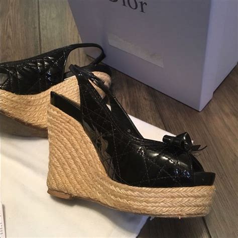 dior wrestling shoes|Dior platform wedge shoes.